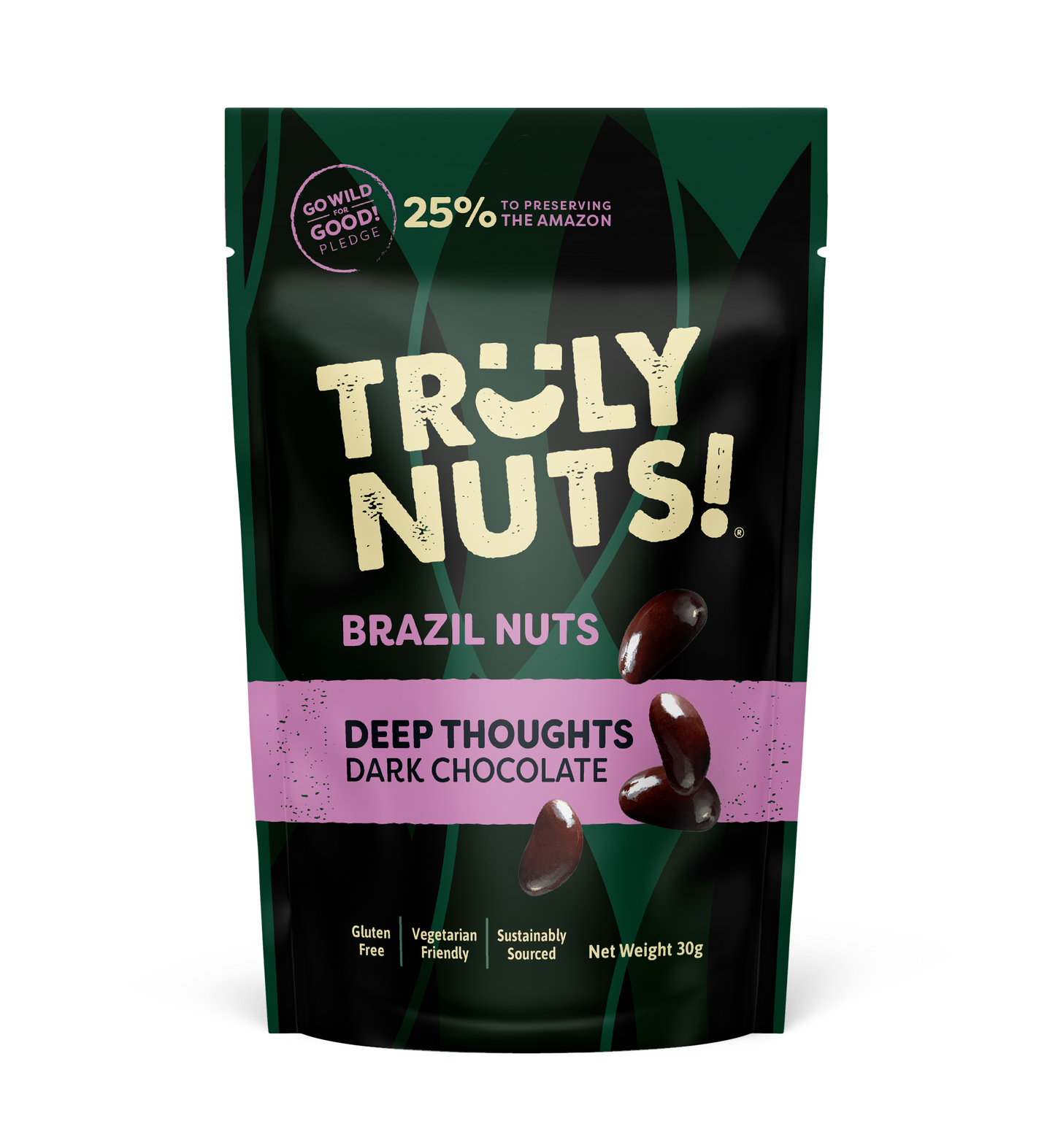 BRAZIL NUTS - Belgian Dark Chocolate 30g