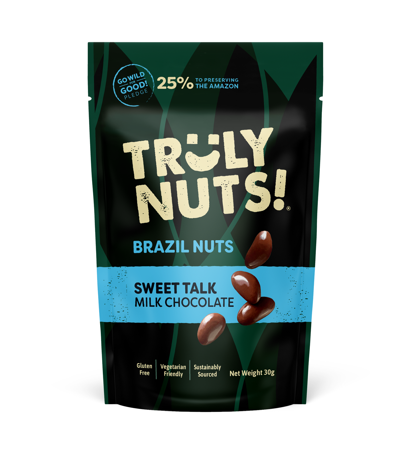 BRAZIL NUTS - Belgian Milk Chocolate 30g