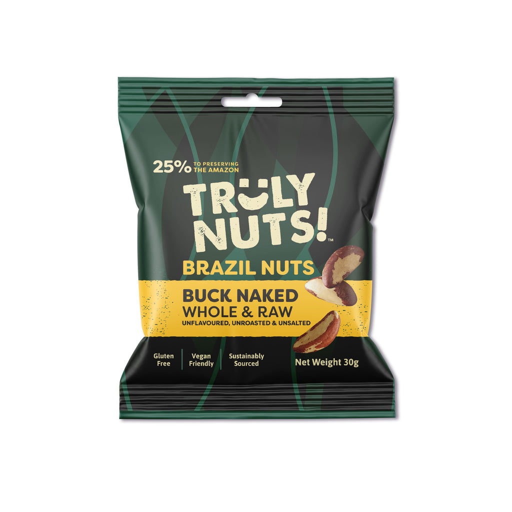 BRAZIL NUTS - Buck Naked Whole & Raw 30g