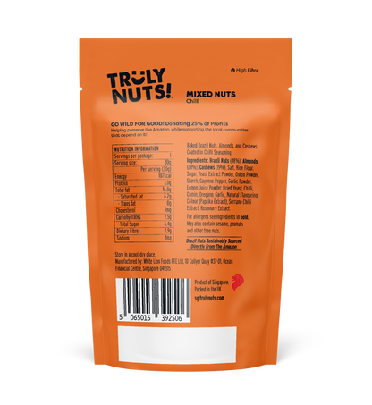 MIXED NUTS - Fired Up Chilli 30g